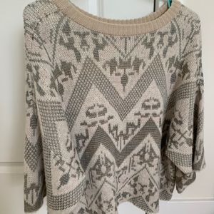 Free People wide sleeve sweater